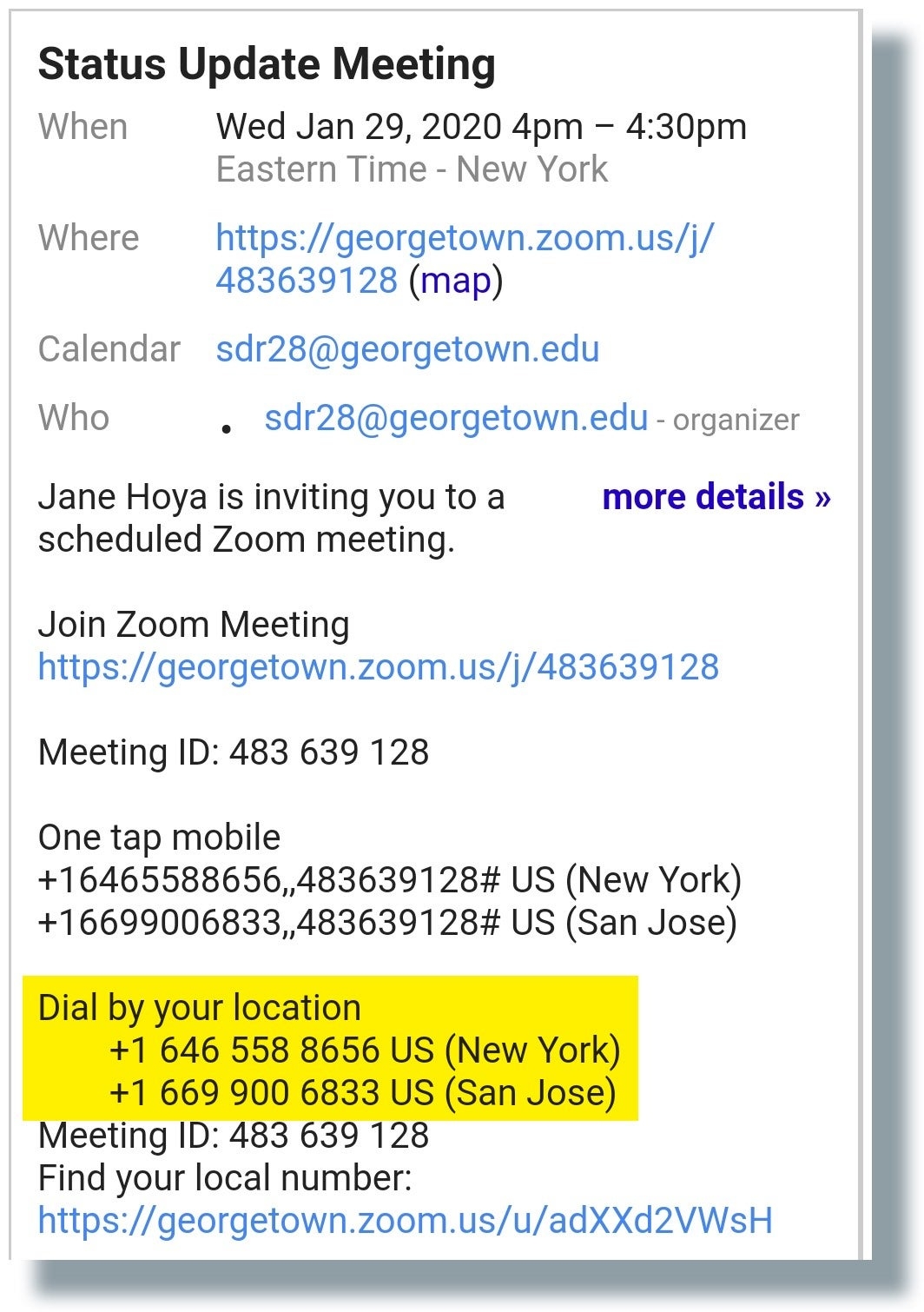 Zoom Meeting Invite Email Template At Tarsaigeblog Blog