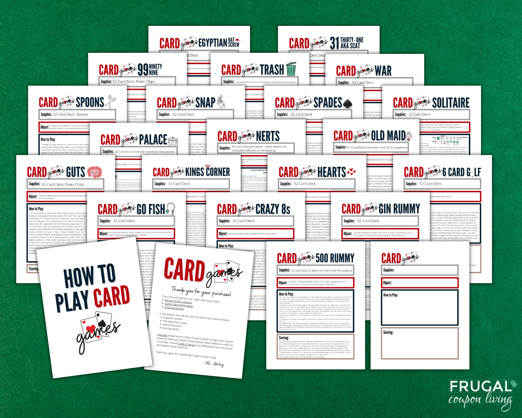 printable card game