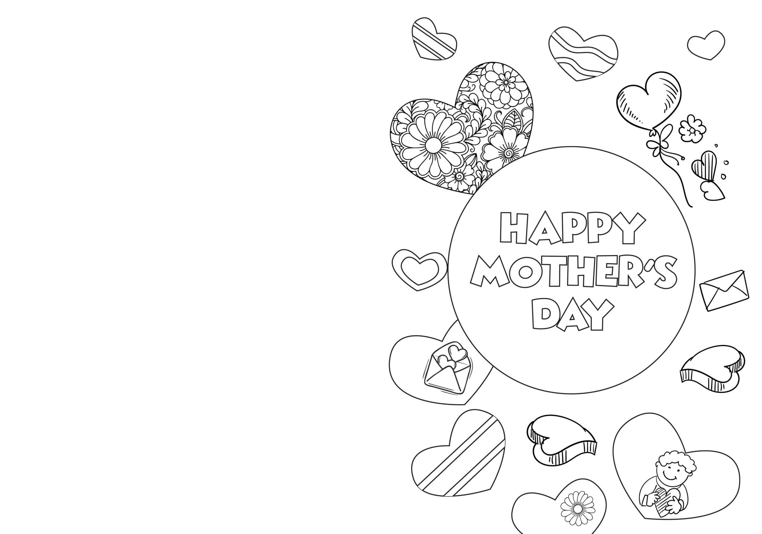 mothers day card free printable pdf