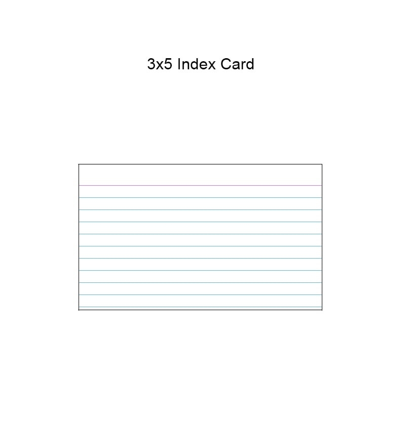 printable 3 x 5 index cards
