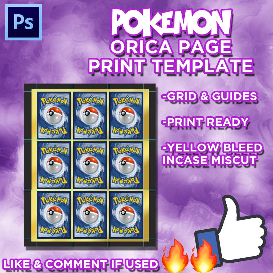 pokemon card template printable pdf