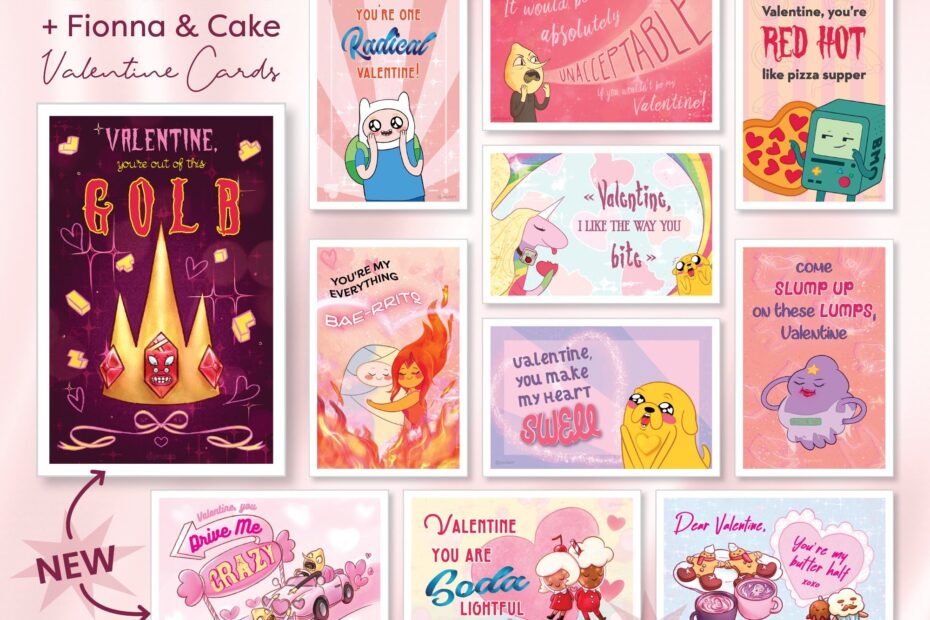 Ad valentine Cards Etsy