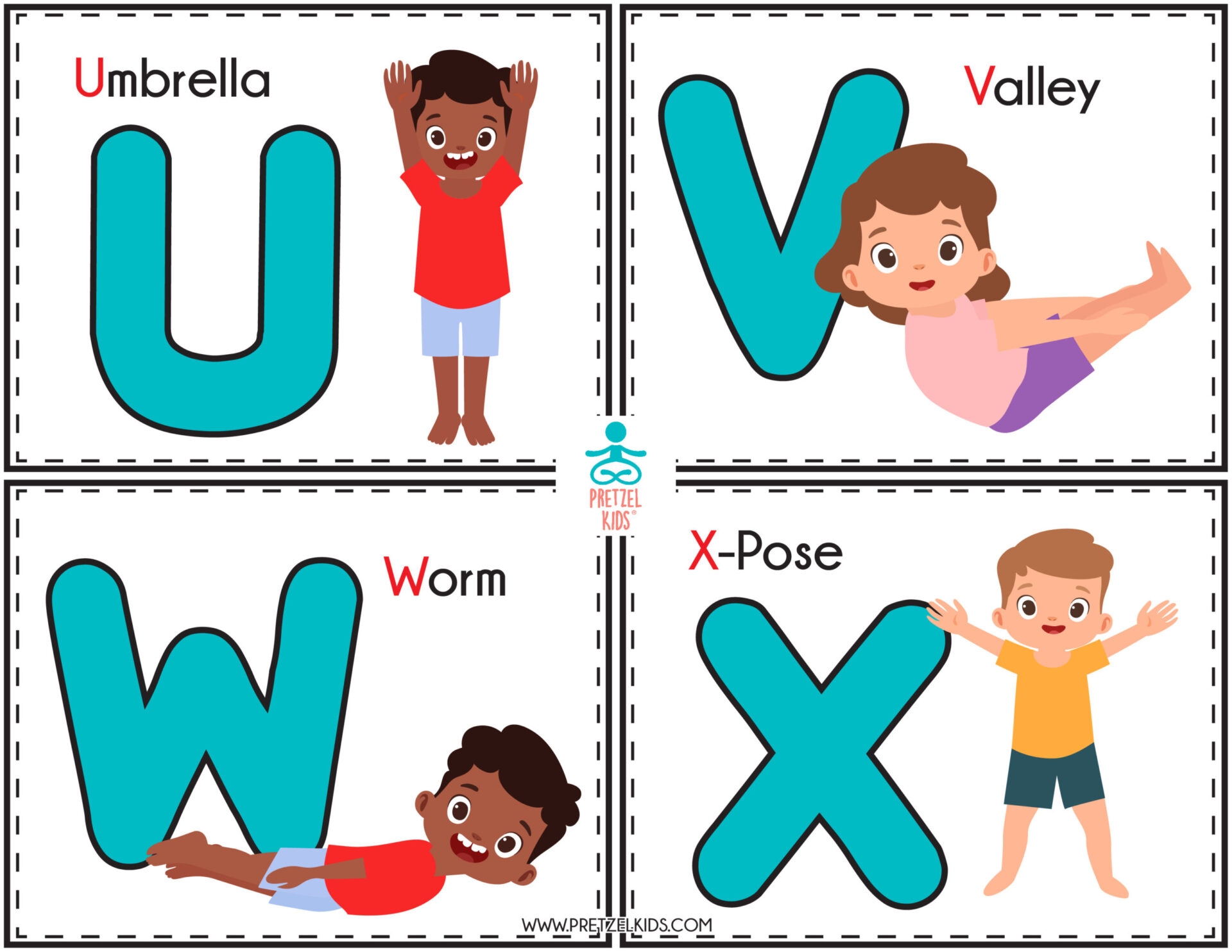 Alphabet Yoga Cards 