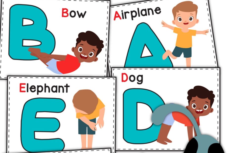 Alphabet Yoga Cards