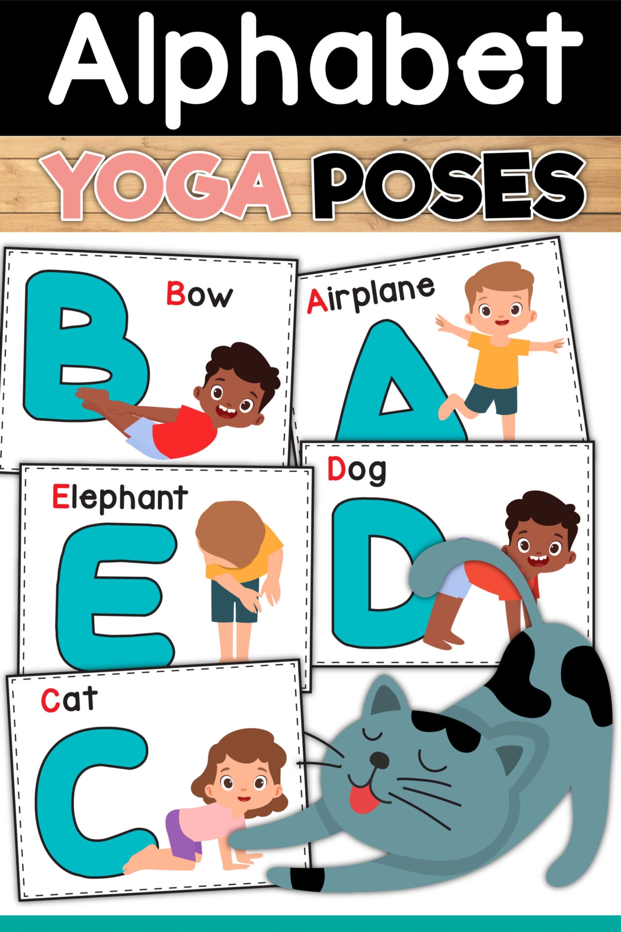 Alphabet Yoga Cards 