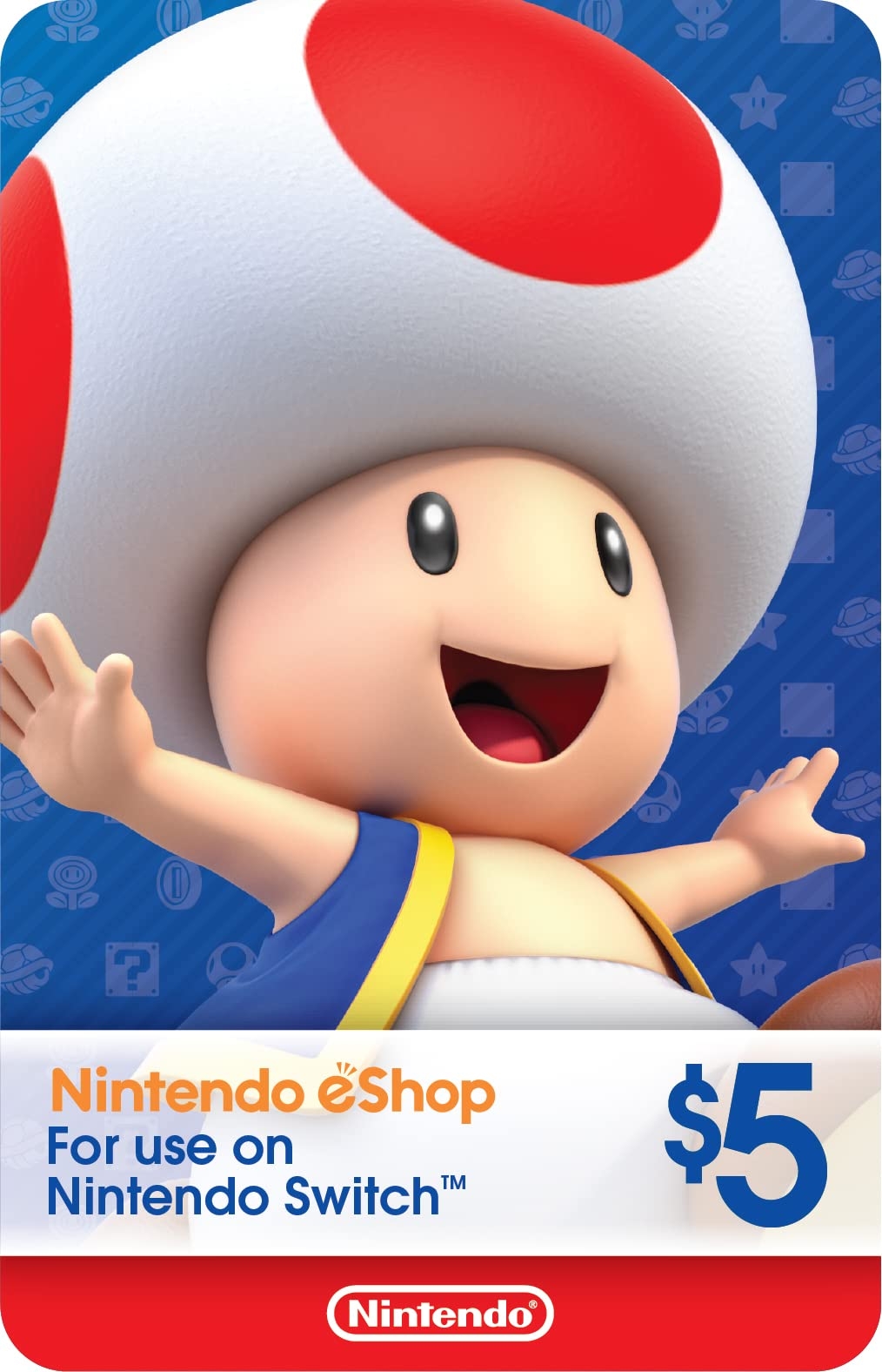 Amazon 5 Nintendo EShop Gift Card Digital Code Everything Else