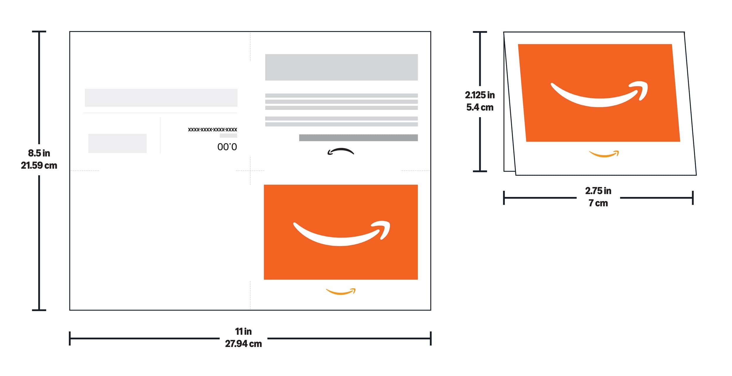 Amazon Amazon Gift Card Print Amazon Logo Classic Gift Cards