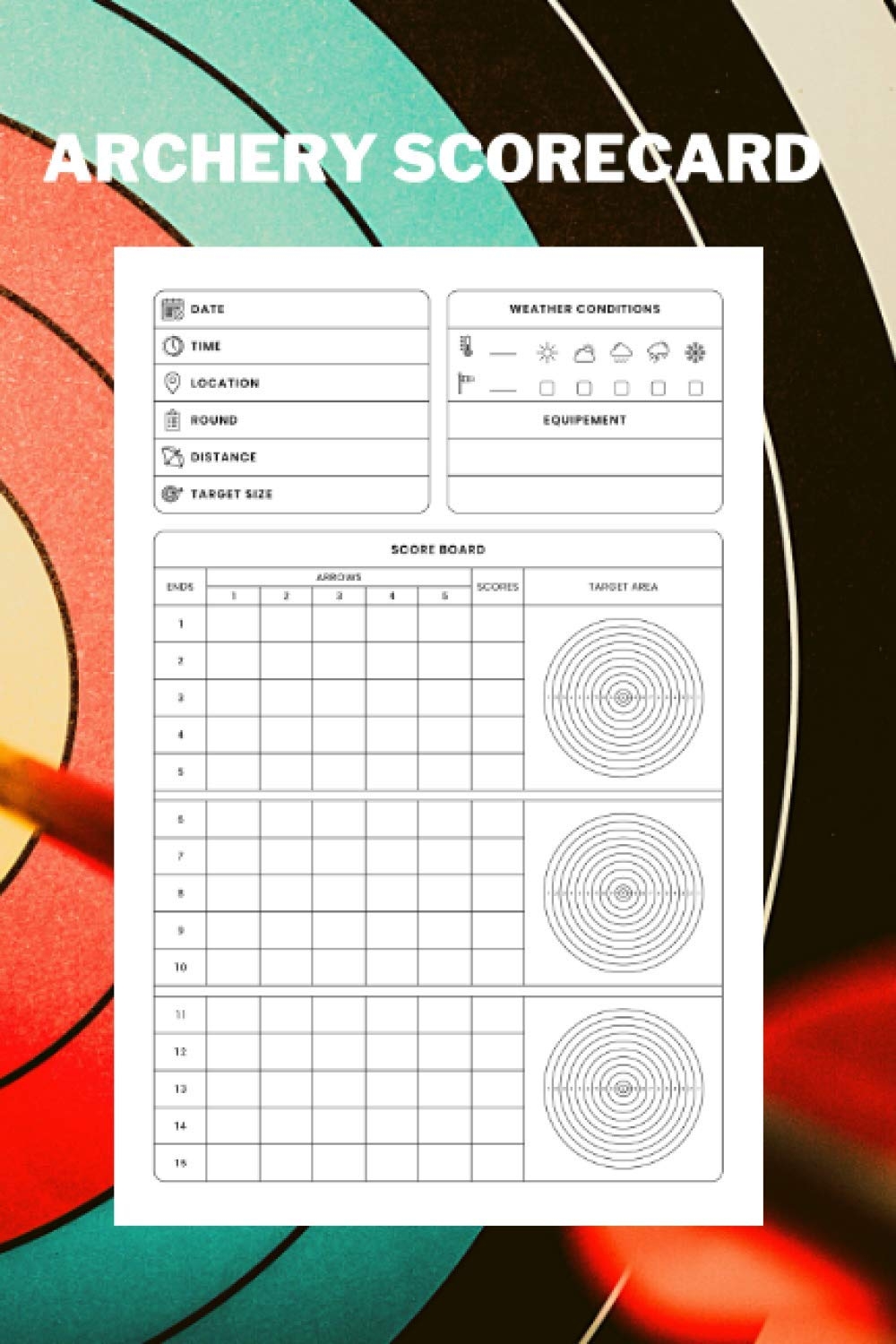 nasp archery score card printable