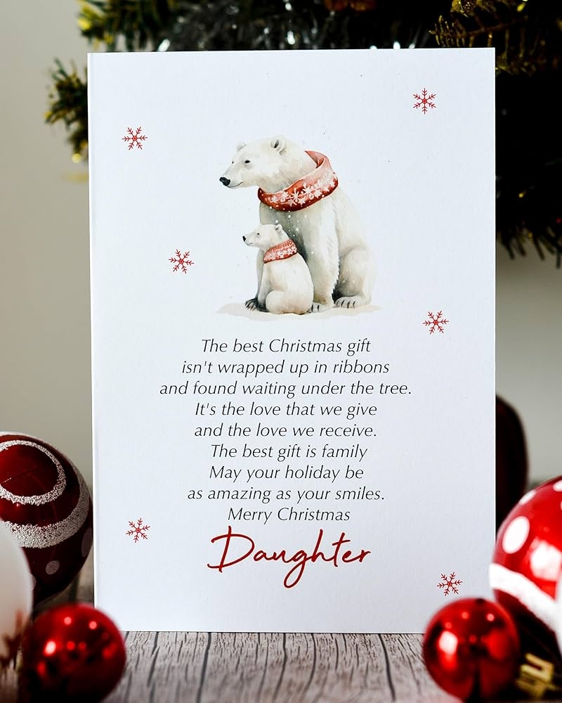 printable christmas card for daughter