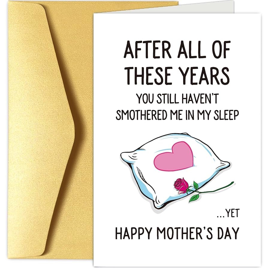 Amazon Chenive Funny Mother s Day Card For Wife Hilarious 