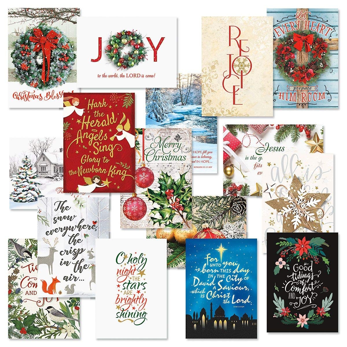 Amazon Expressions Of Faith Christmas Card Assortments 