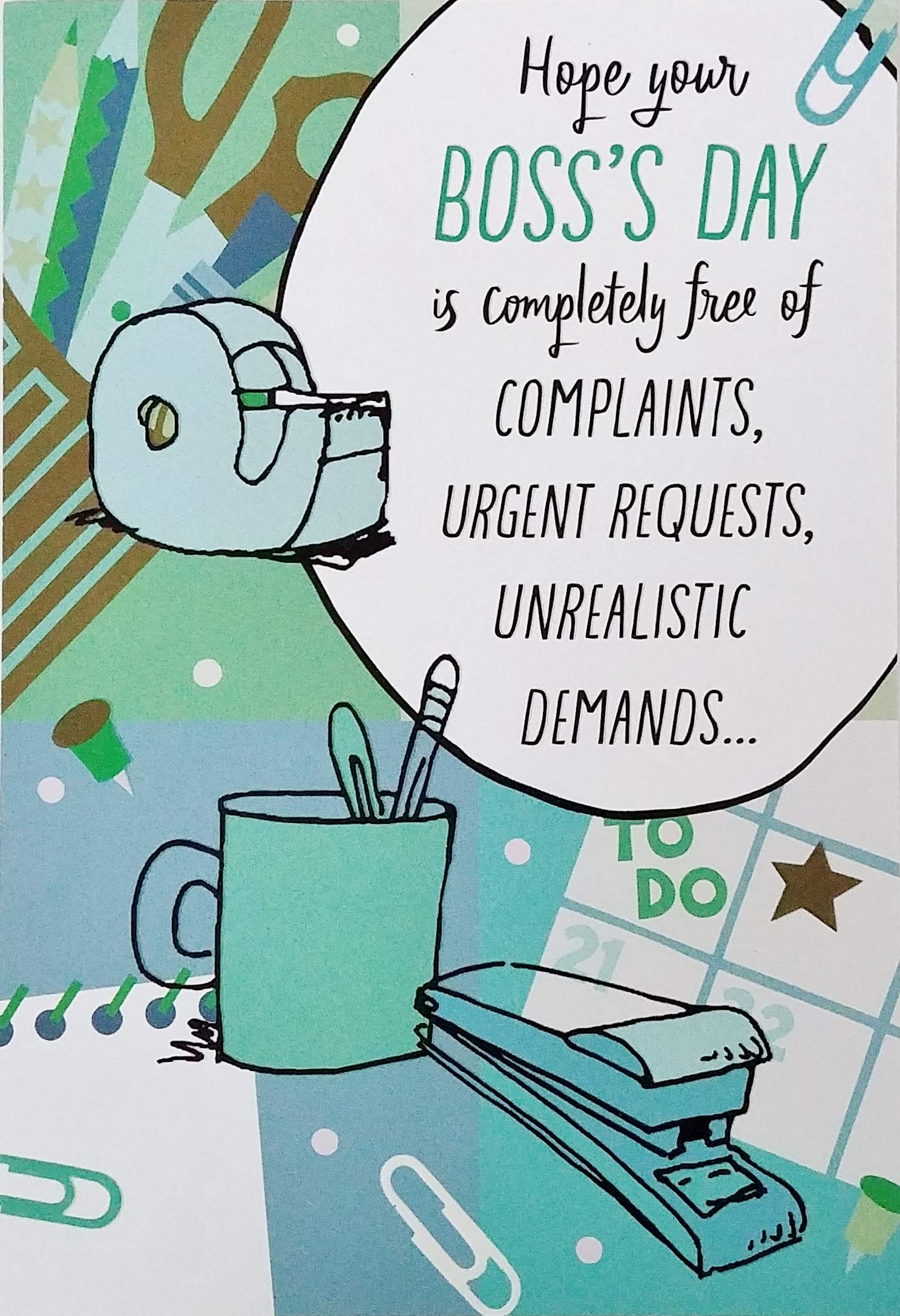printable boss day card