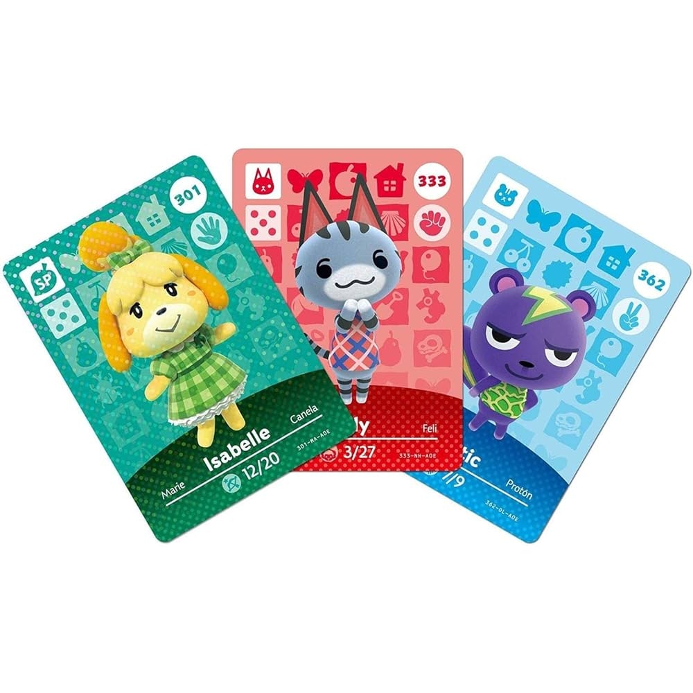 Amazon Nintendo Animal Crossing Amiibo Cards Series 3 6 Pack Nintendo Wii U Video Games