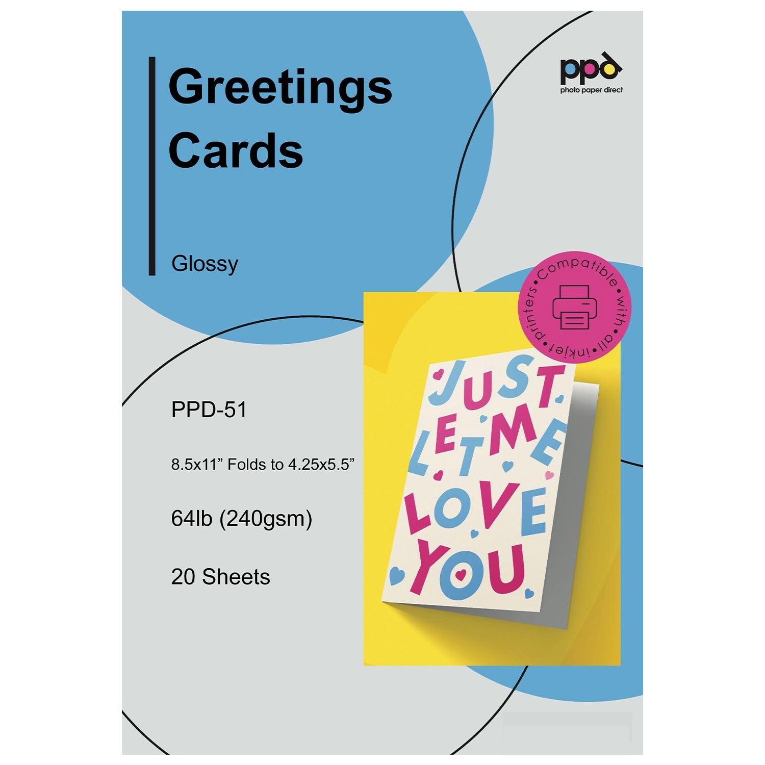 Amazon PPD Greeting Card Paper Printable Greeting Cards For 