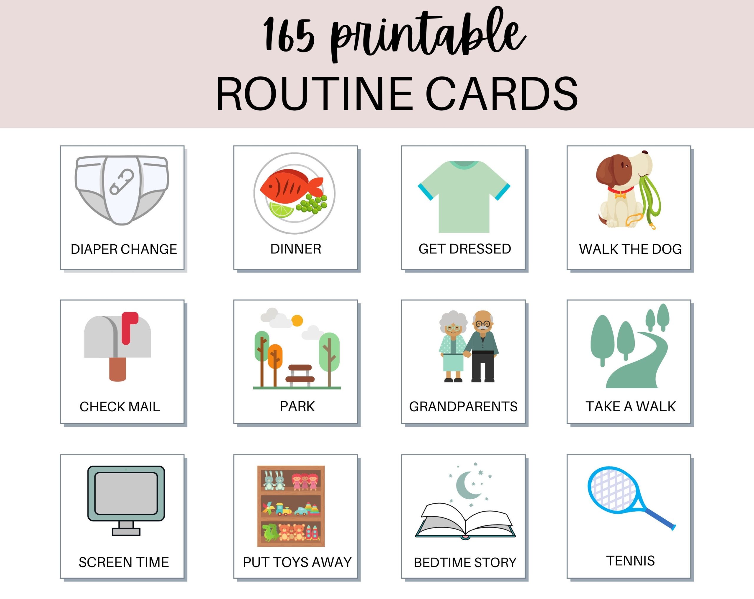 Basic Concept Purchase Editable Picture Cards For