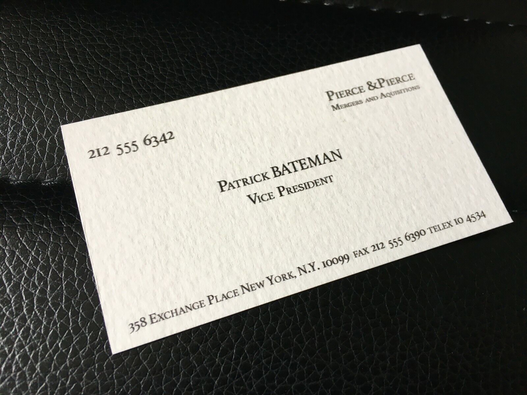 Bateman Business Influential Card