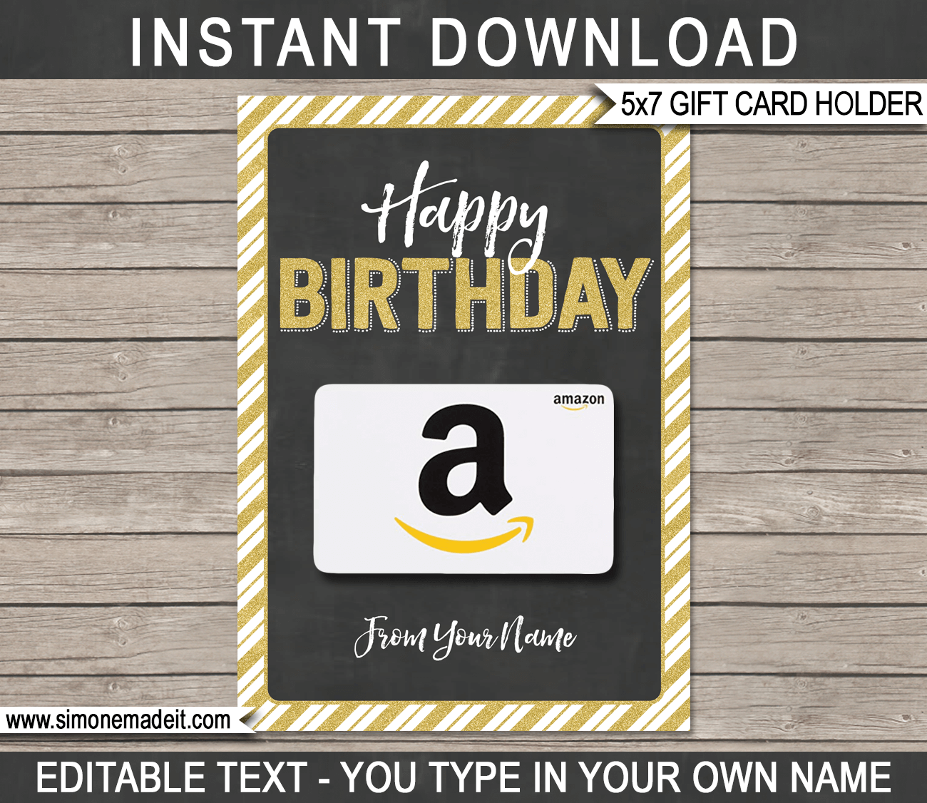 Birthday Gift Card Holder