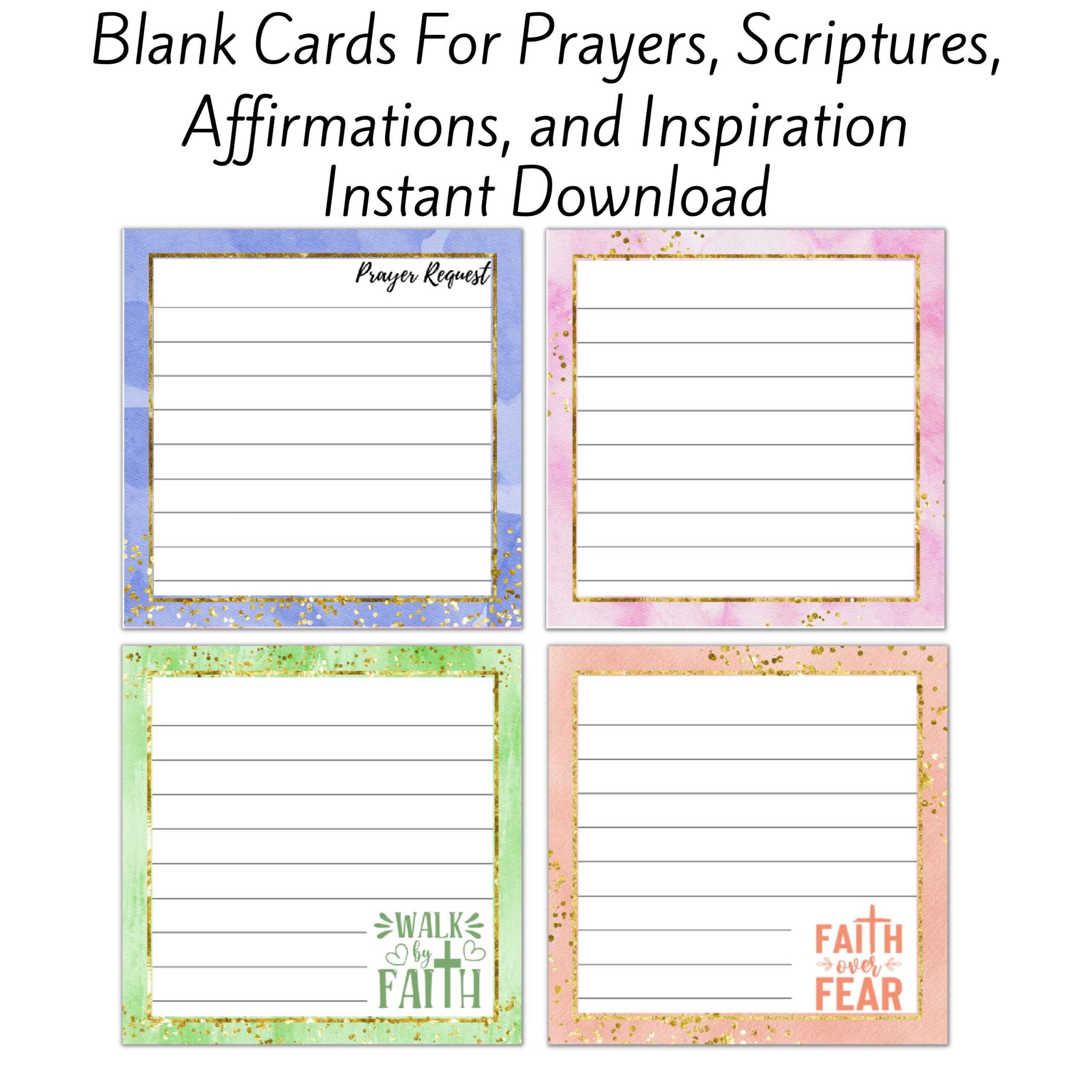 printable card blanks