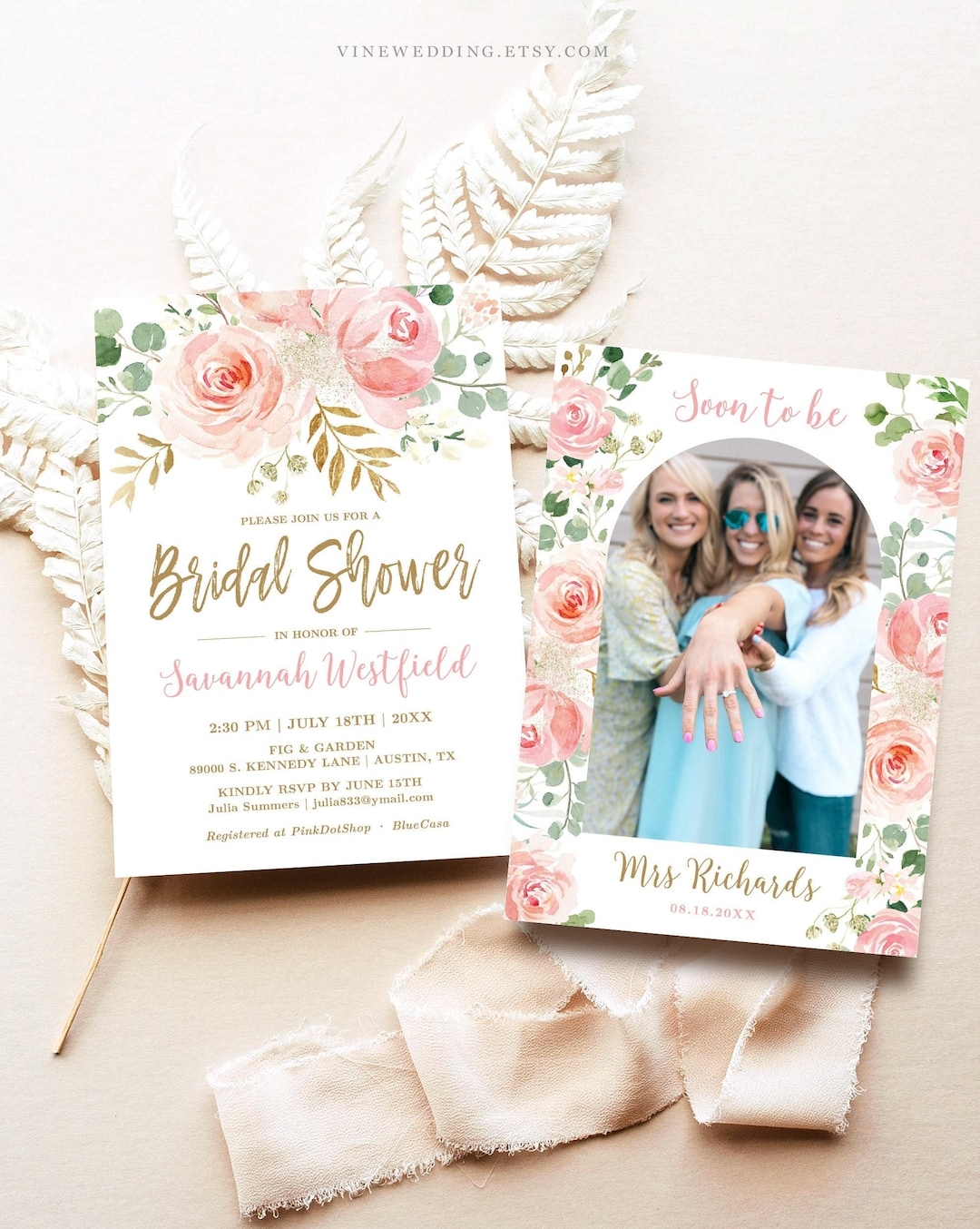 printable bridal shower invitation cards