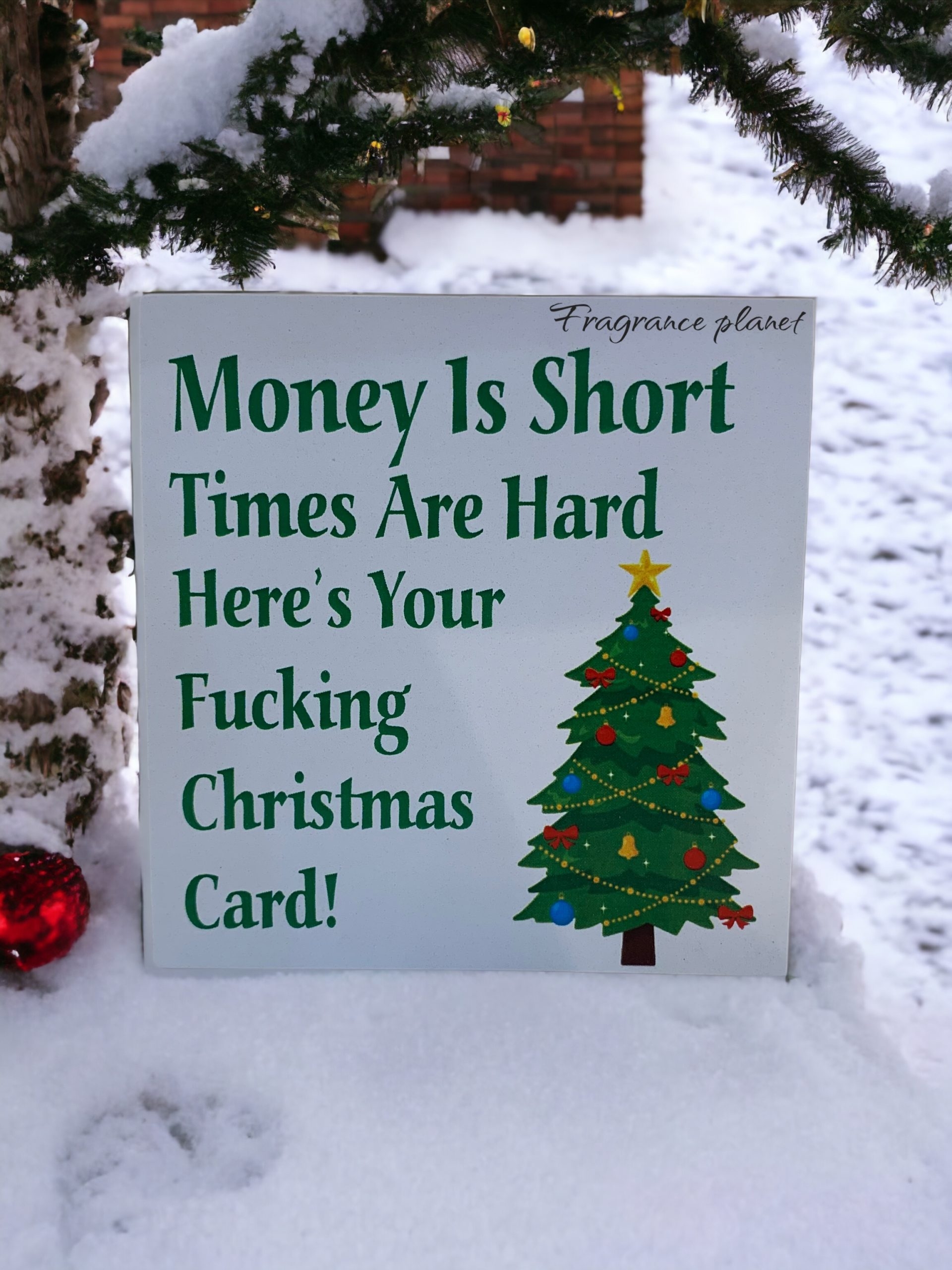 Buy Online MONEY IS SHORT TIMES ARE HARD HERE S YOUR FUCKING CHRISTMAS CARD We Deliver Worldwide