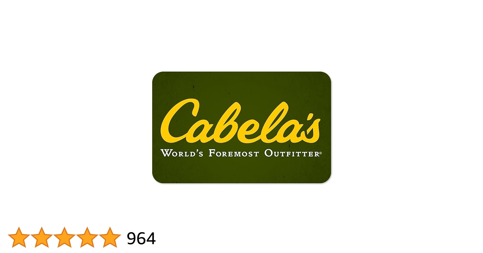 Cabela s EGift Card