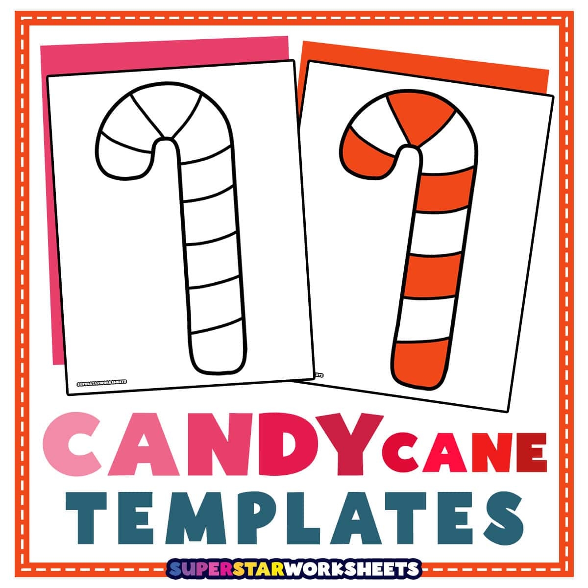 printable candy cane card