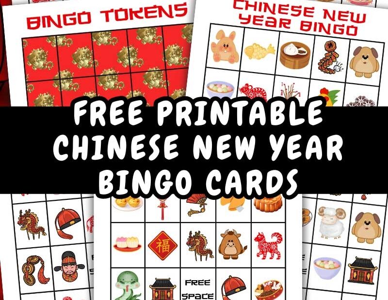 Chinese New Year Bingo Free Printable Year Of The Snake