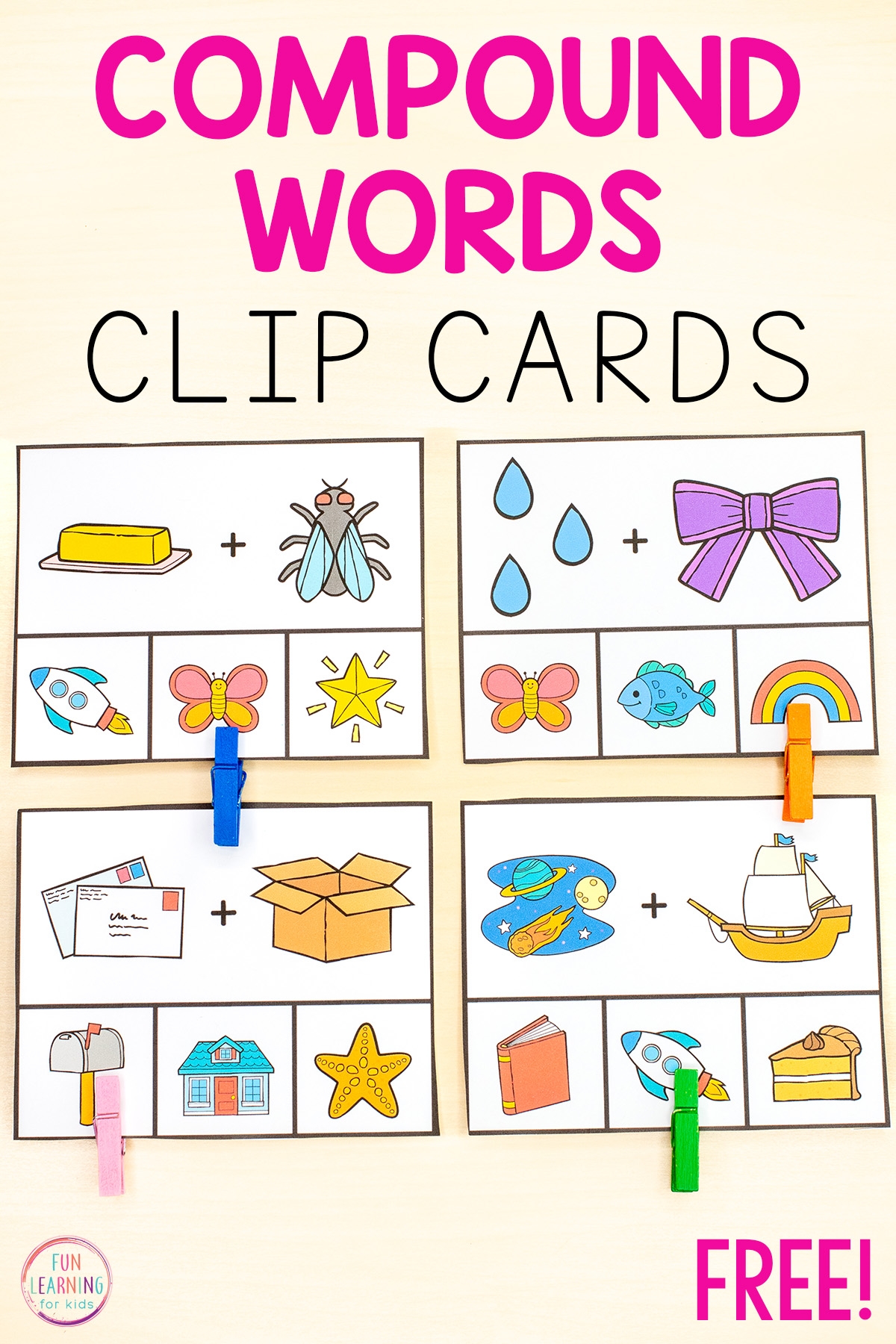 picture word cards printable
