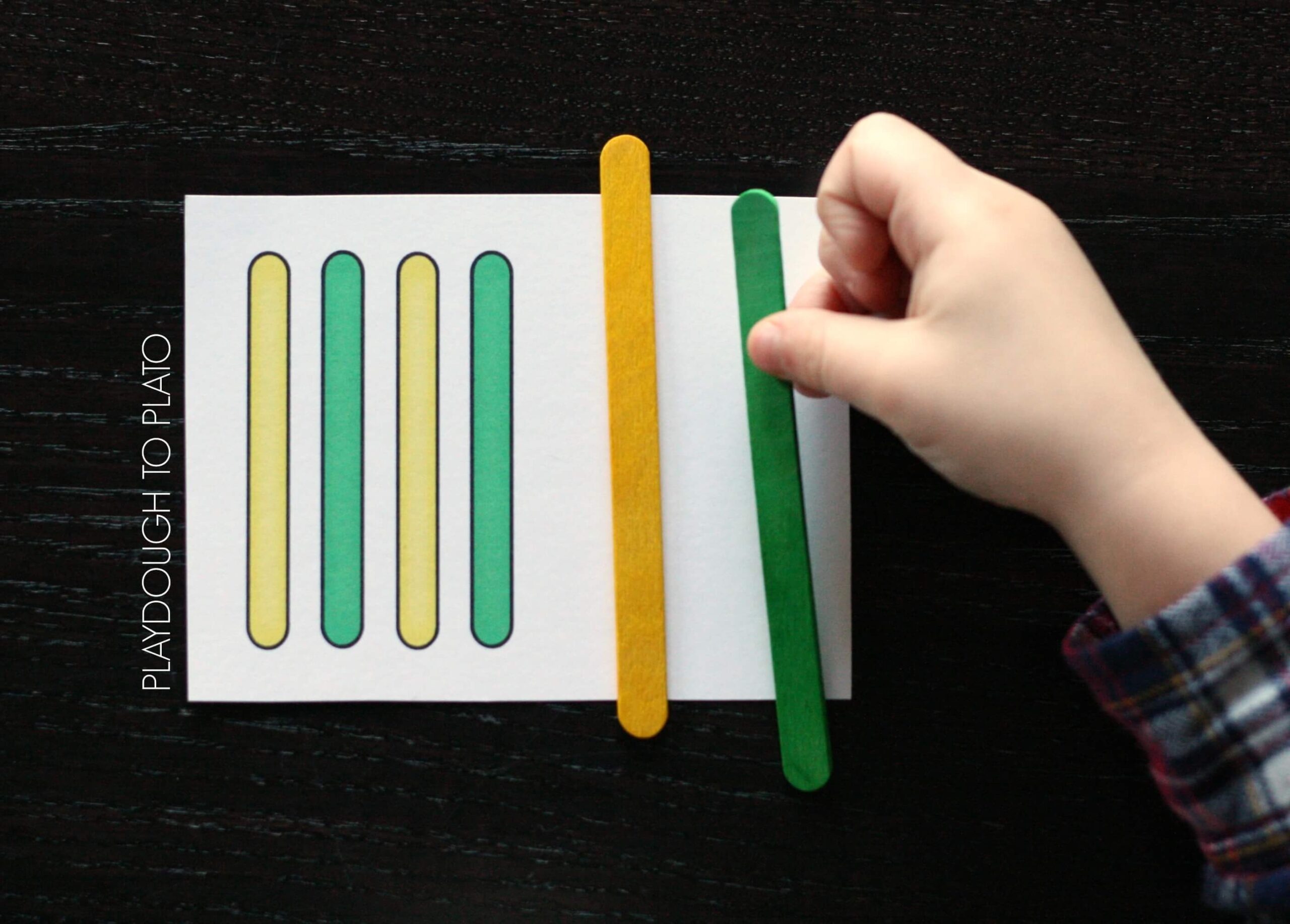 popsicle stick pattern cards printable
