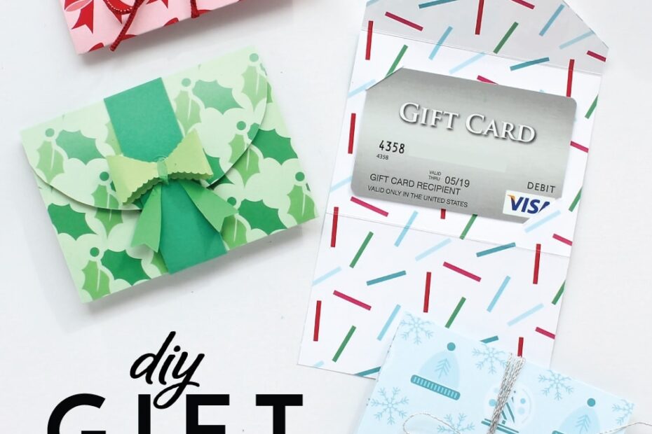 DIY Gift Card Holders with Printable Template The Homes I Have Made