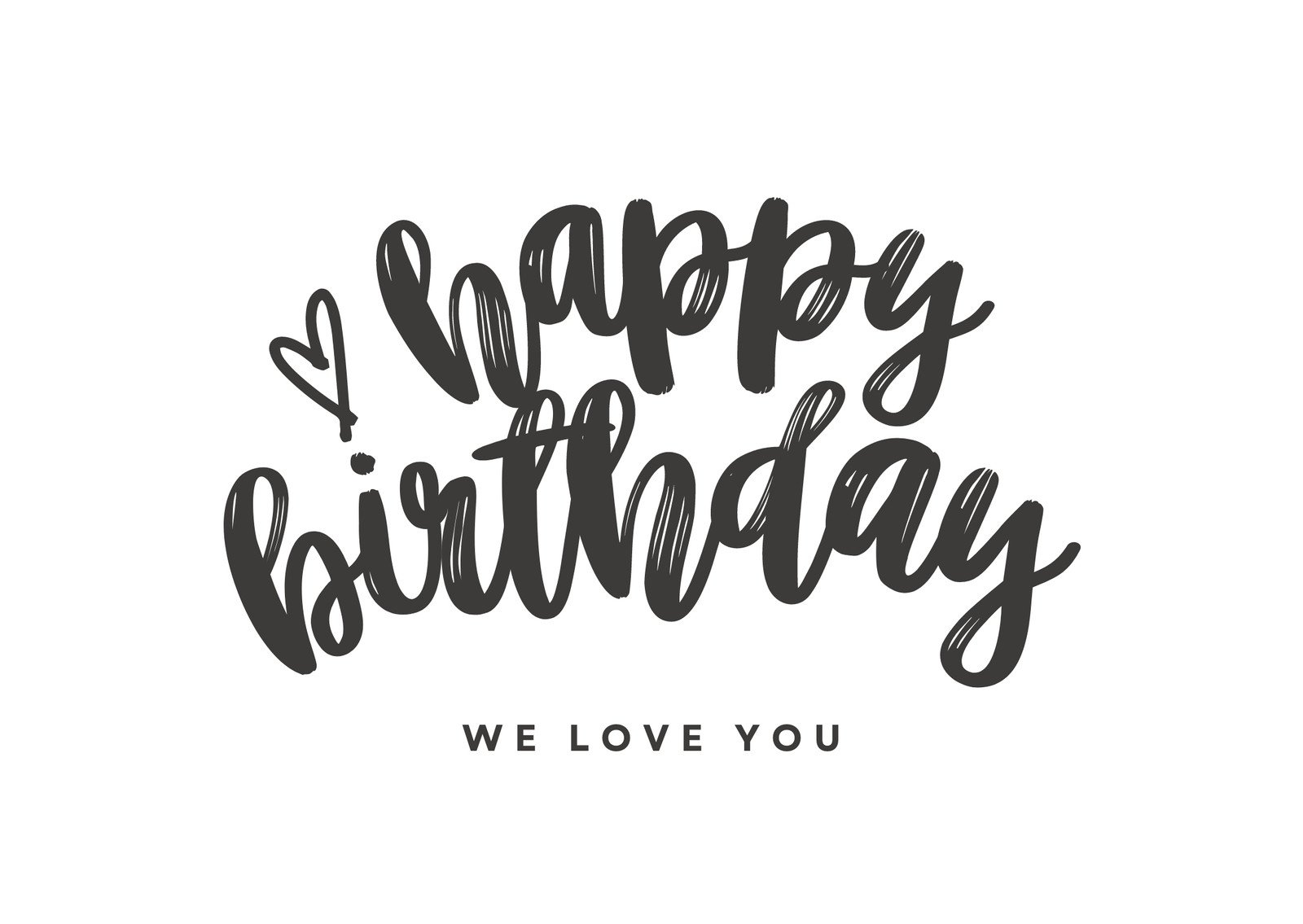 modern printable birthday card