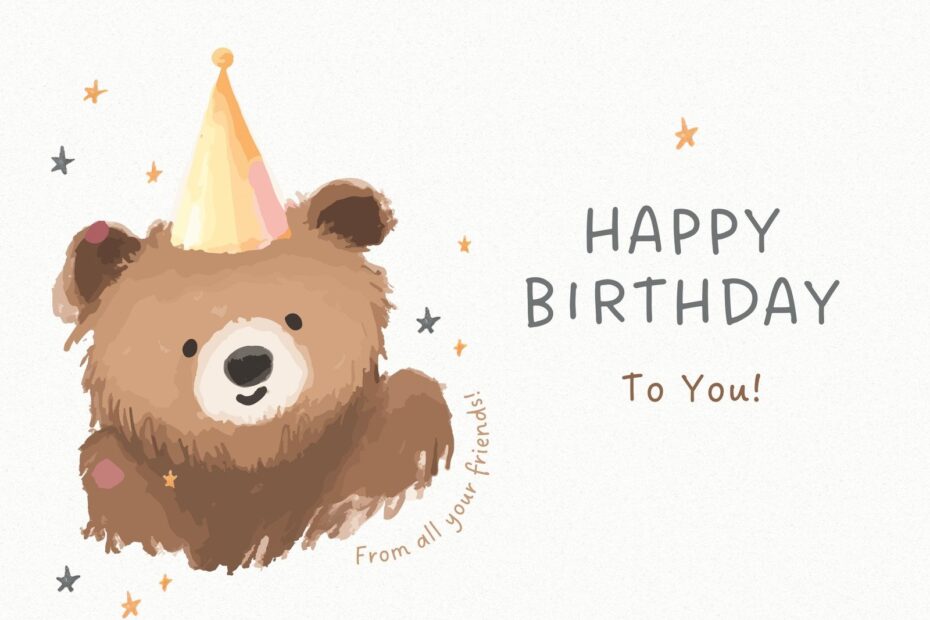 Free Custom Printable Birthday Card Templates Canva
