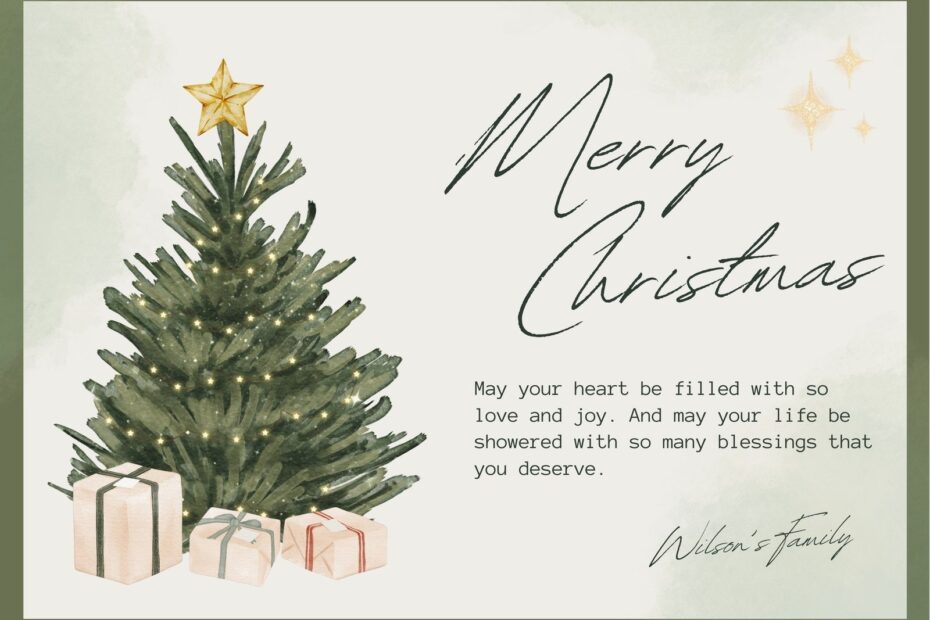 Free Custom Printable Christmas Card Templates Canva