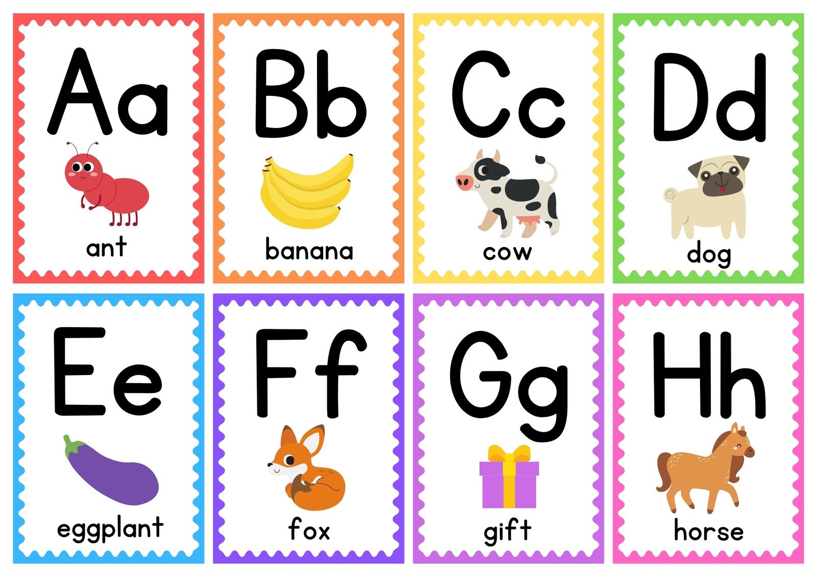 pdf downloadable free printable alphabet flash cards