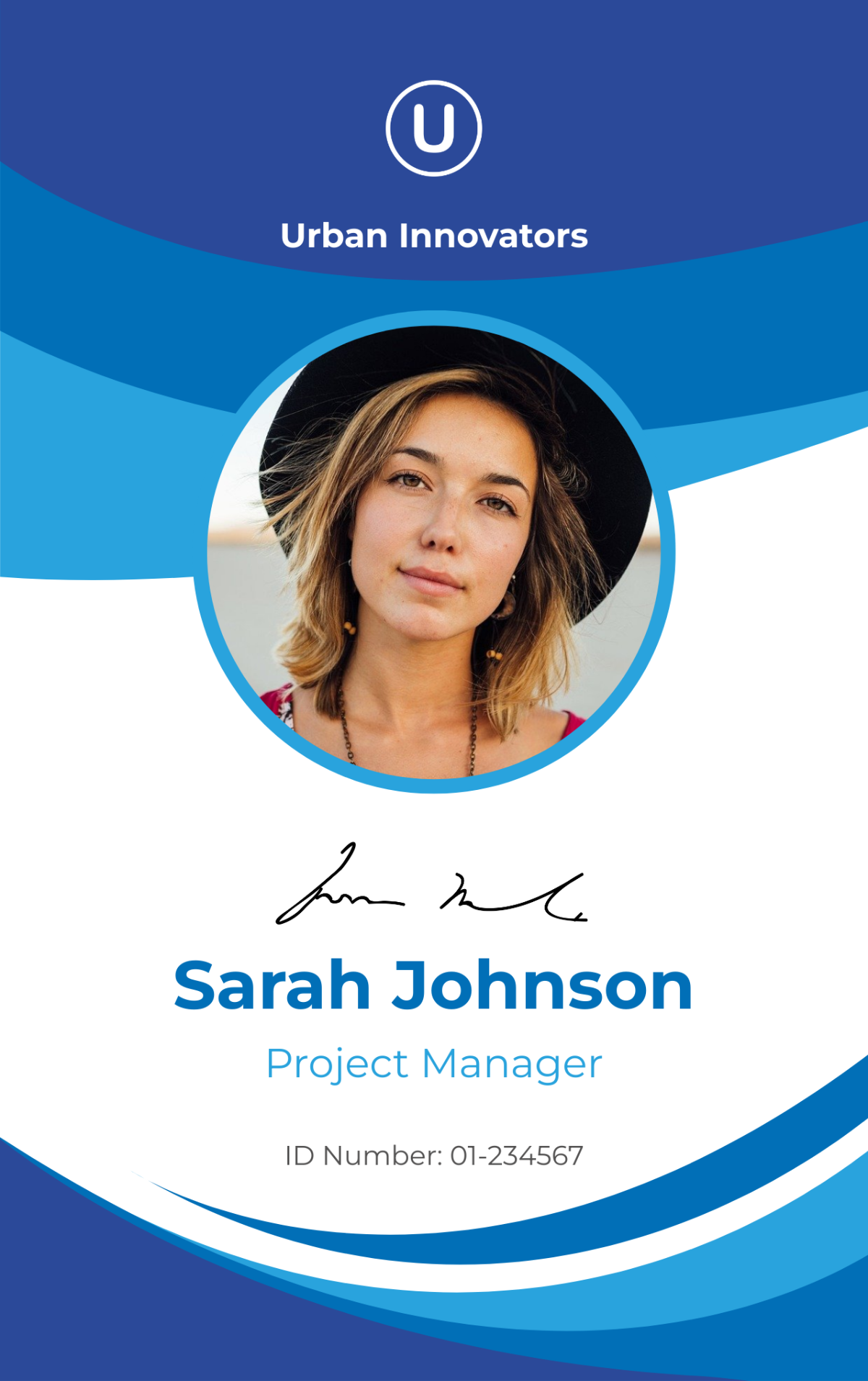 online printable template for id card
