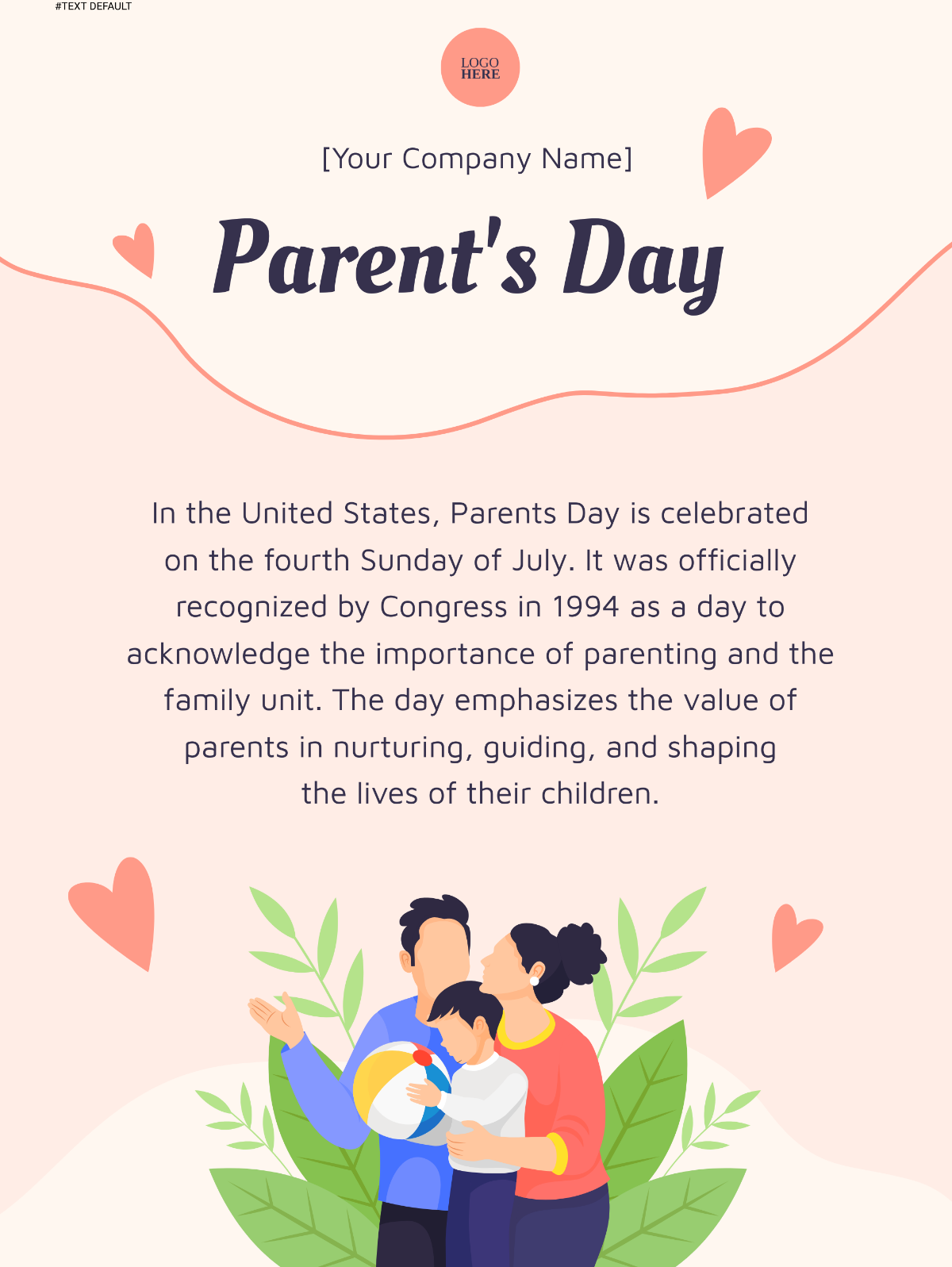 Free Parent s Day Templates To Edit Online