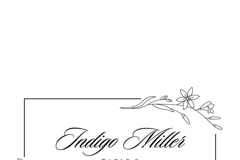 Free Printable Custom Place Card Templates Canva