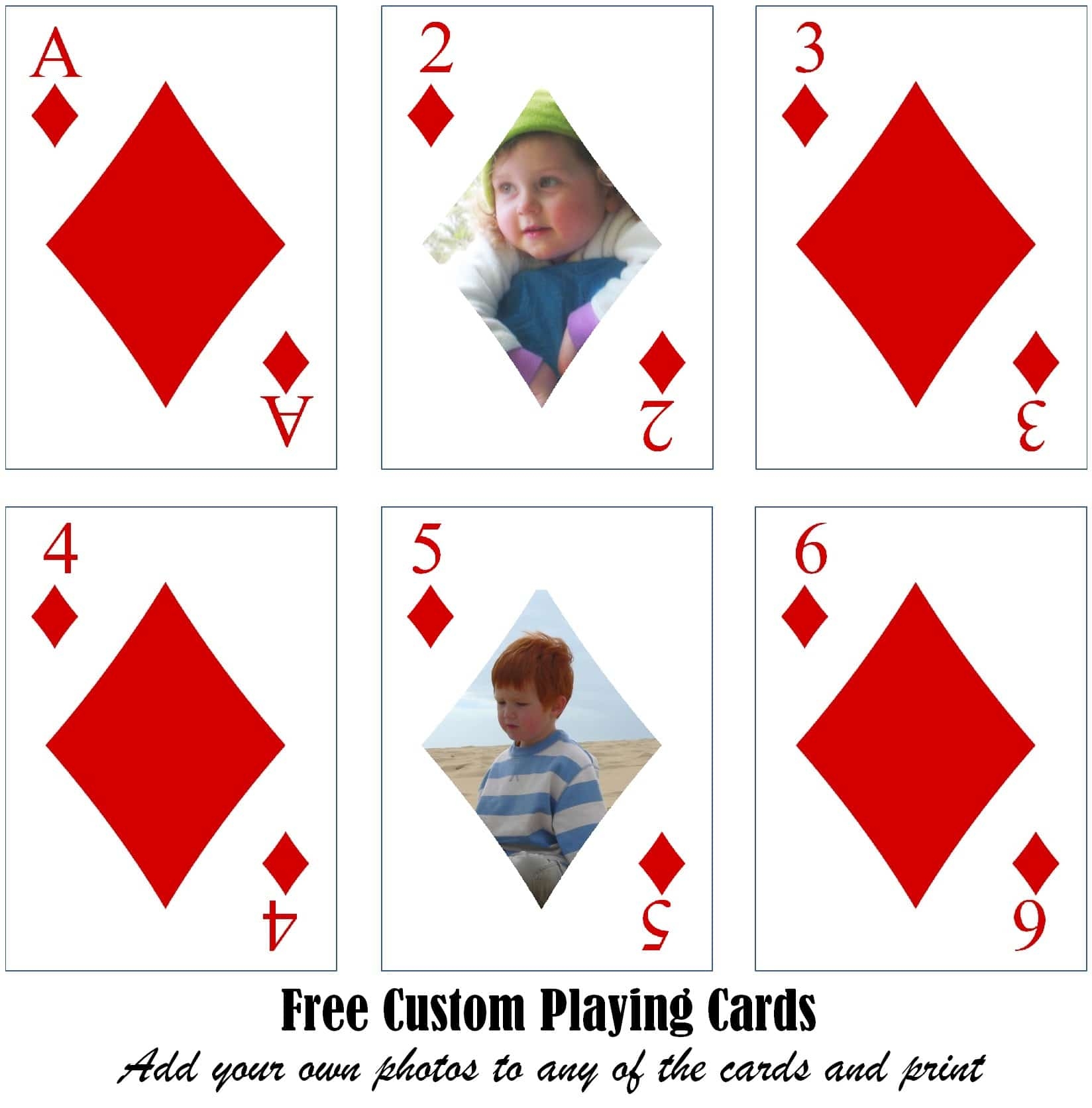 playing card images free printable