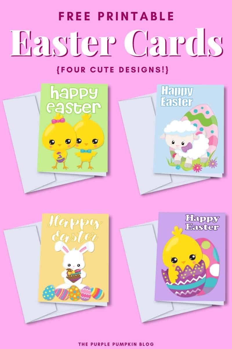 mini easter cards printable