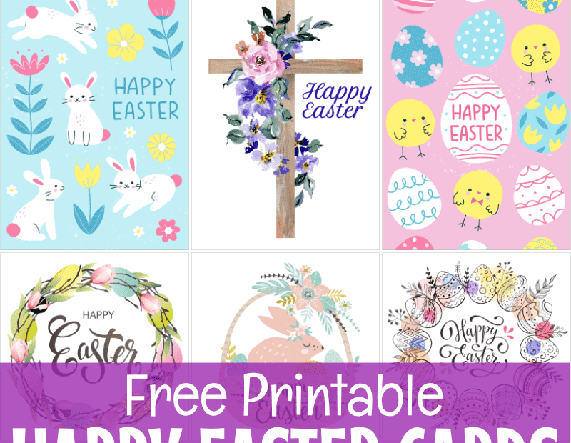 Free Printable Easter Cards U0026 Easter Card Templates To Color