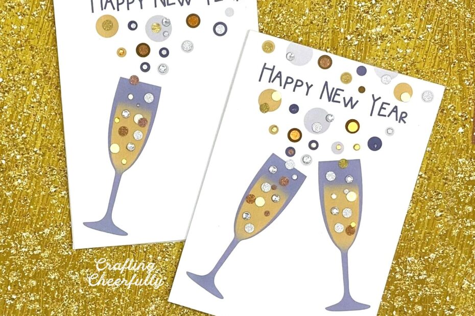 Free Printable Happy New Year Cards Crafting Cheerfully