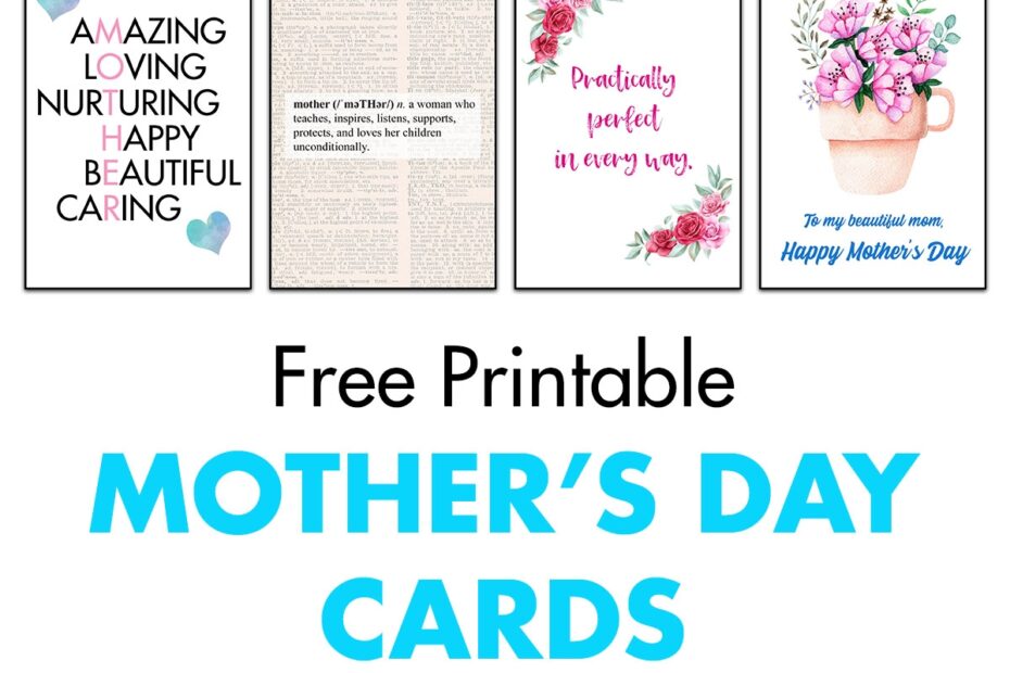 Free Printable Mother s Day Cards Rose Clearfield