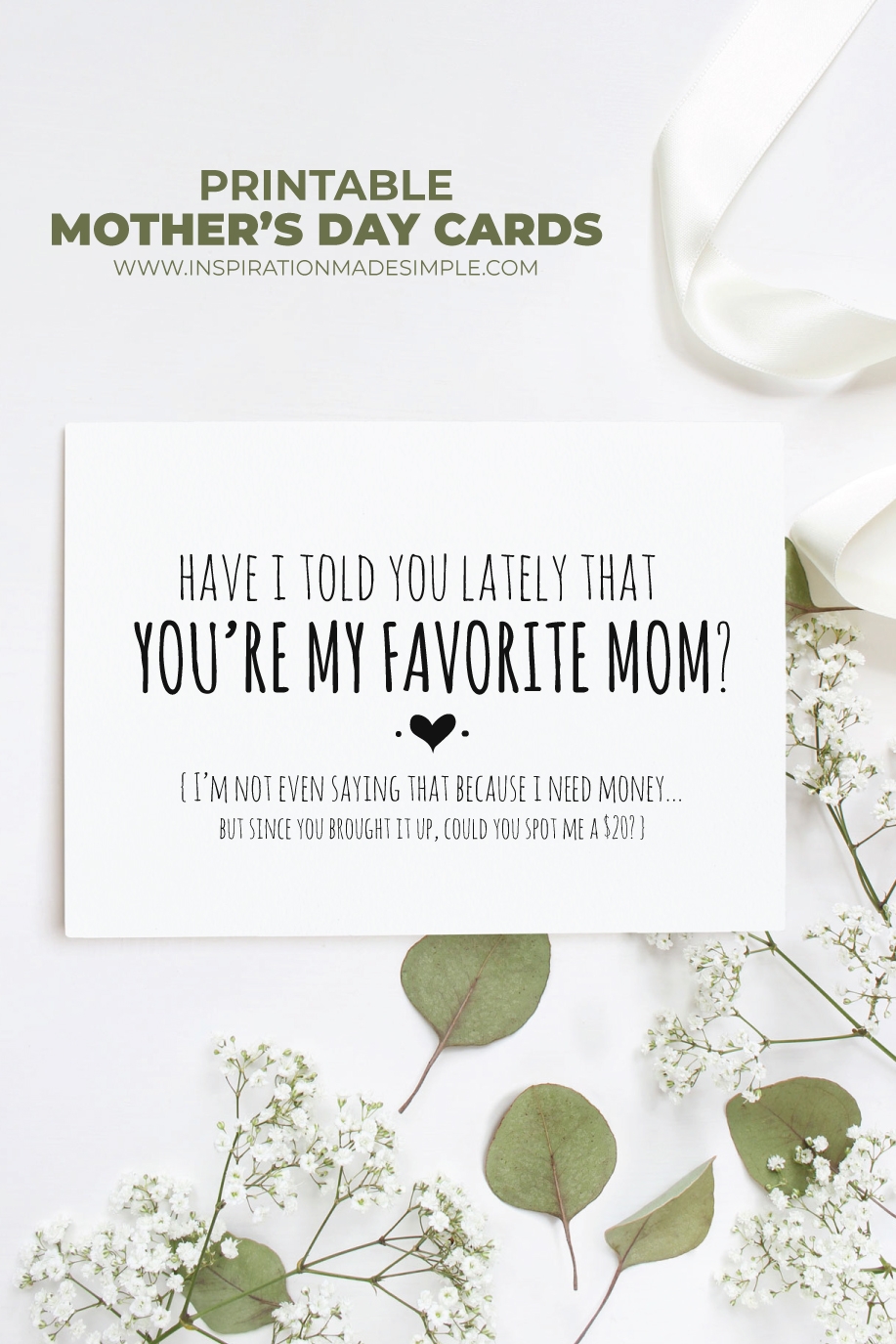 Funny Printable Mother s Day Cards Inspiration Made Simple
