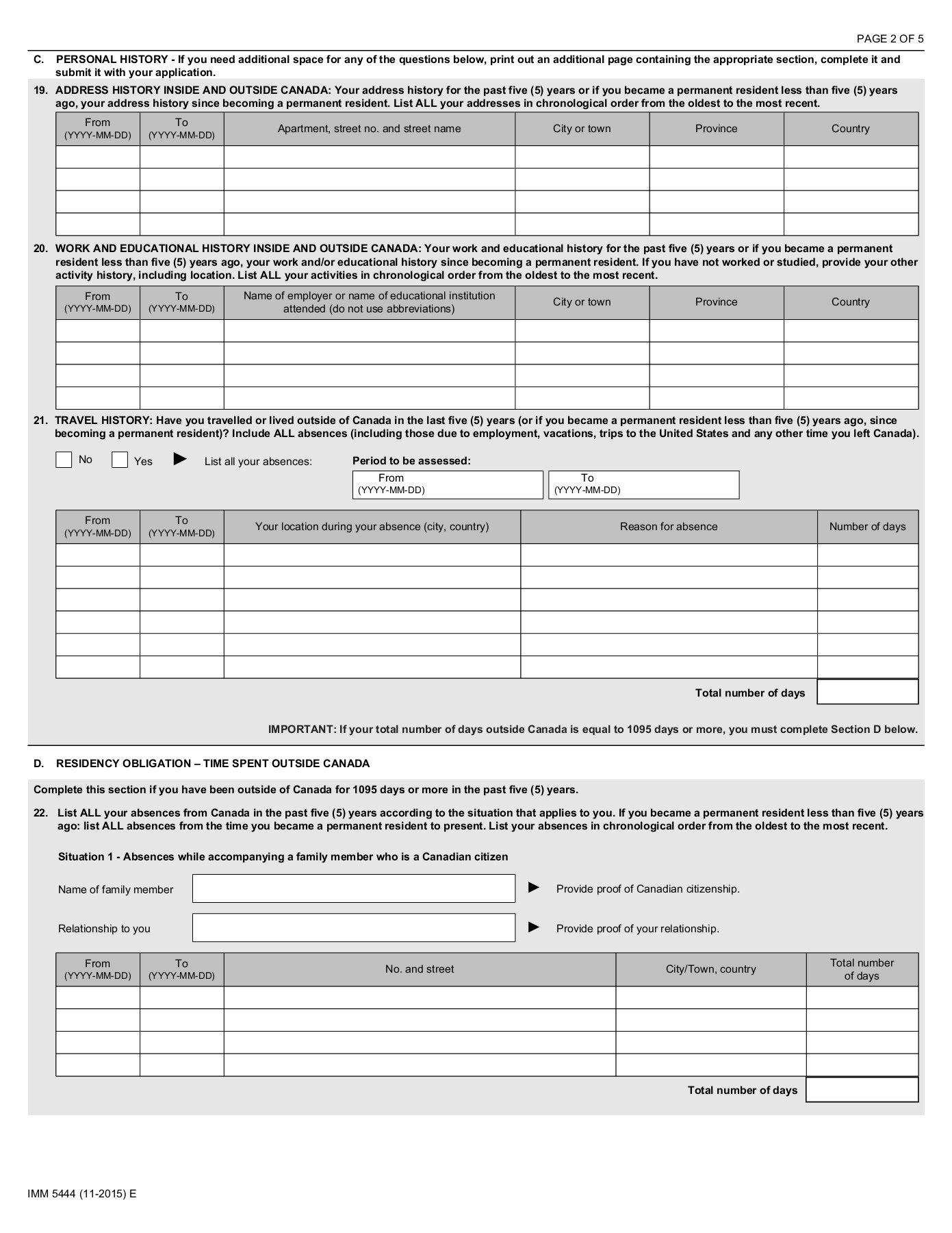 permanent resident card renewal form printable