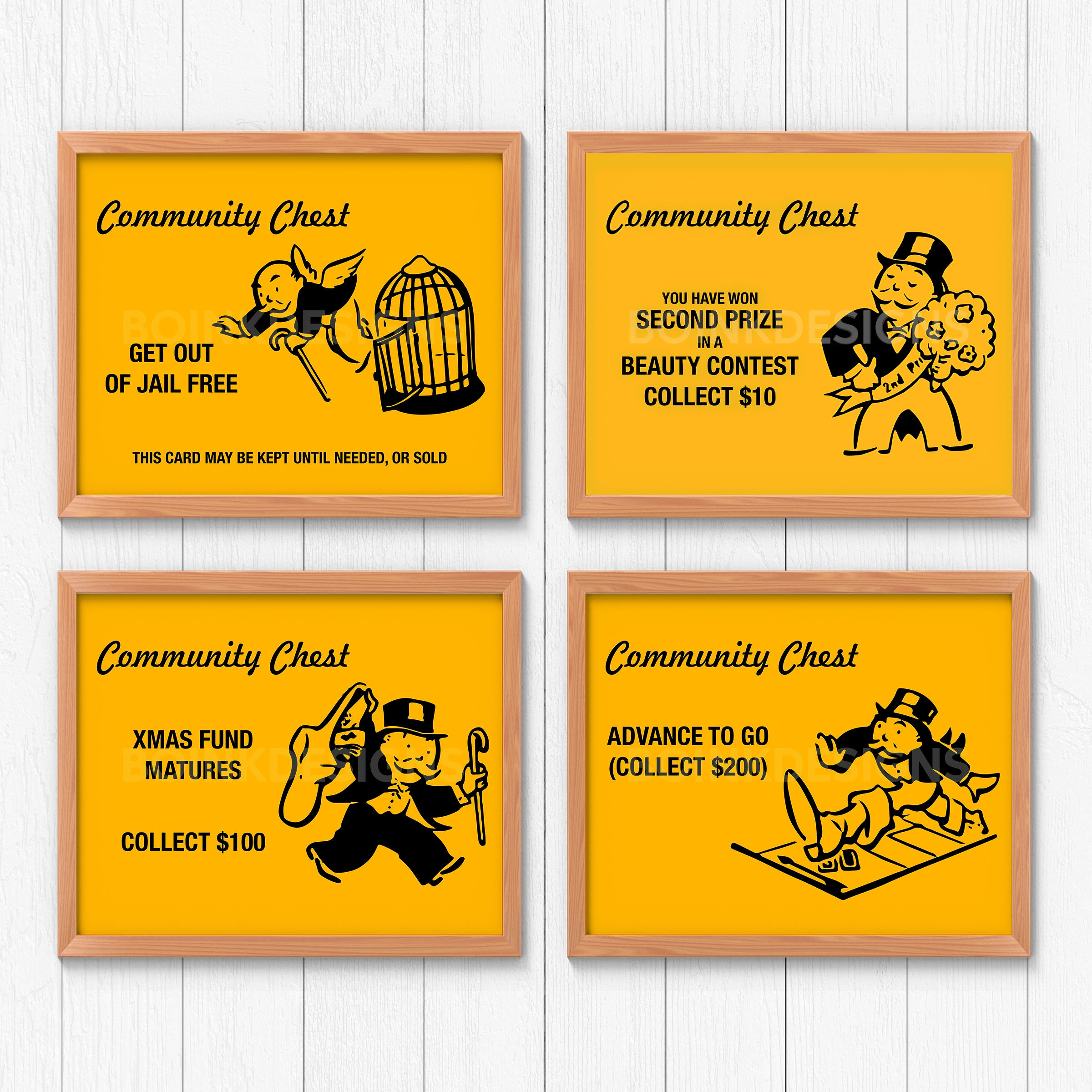 monopoly printable chance cards