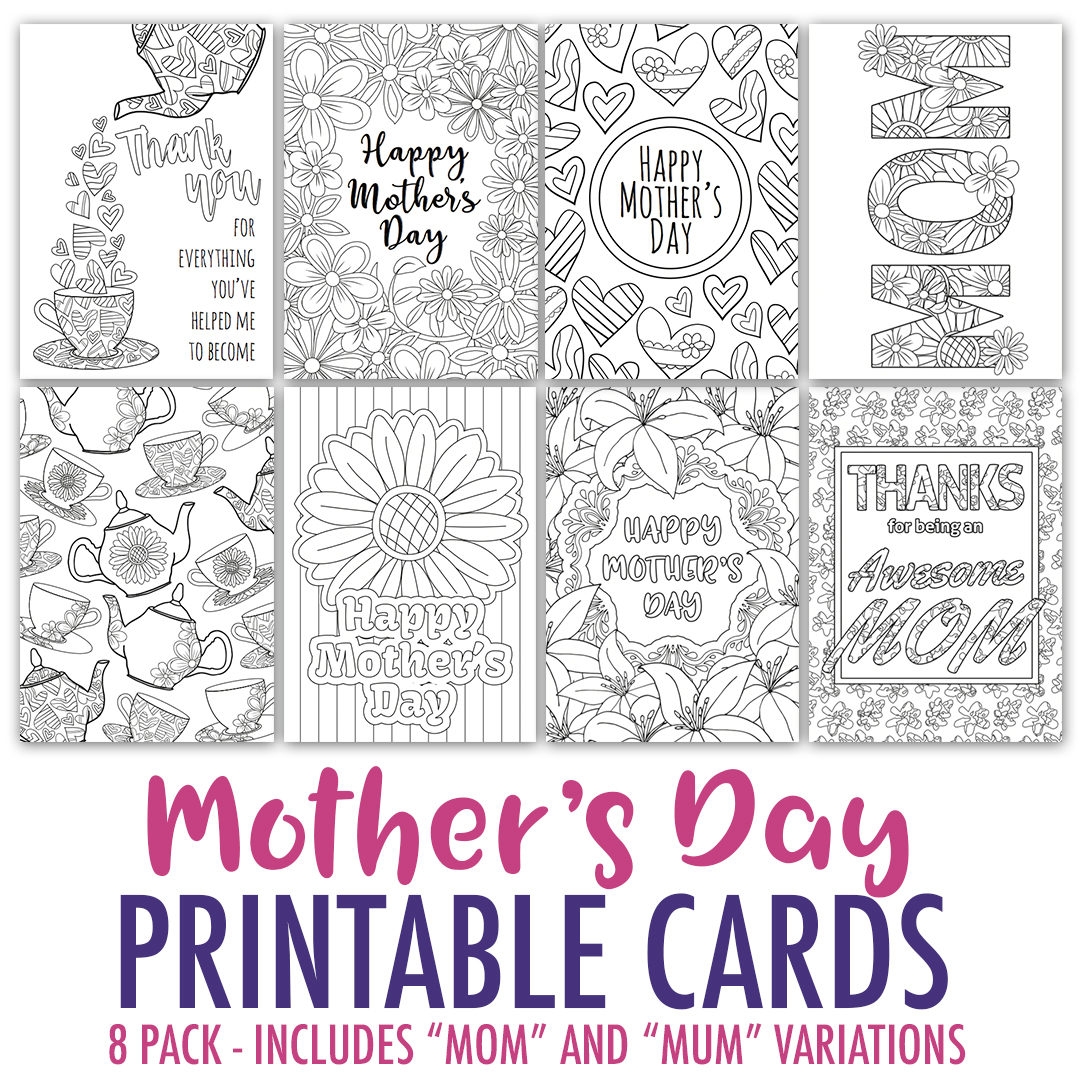 Mother s Day Cards 8 Printable Mother s Day Card Templates 