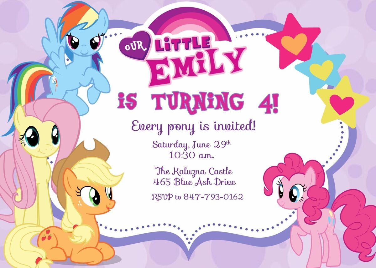 my little pony free printable birthday cards