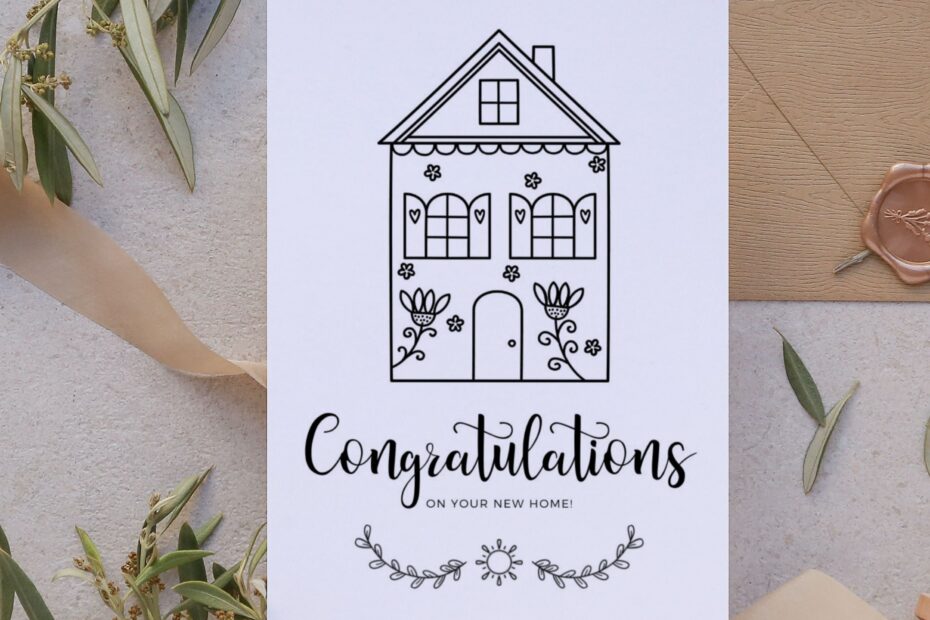 New Home Card Housewarming Gift Digital Download Moving Card Congratulations On Your New Home Printable Etsy