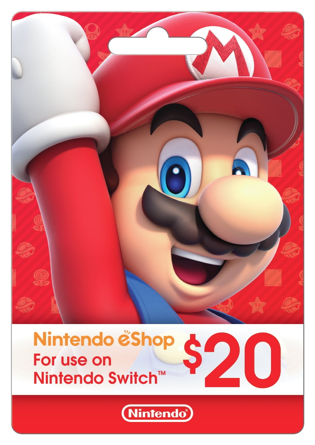 Nintendo EShop 20 Gift Card Physical Walmart