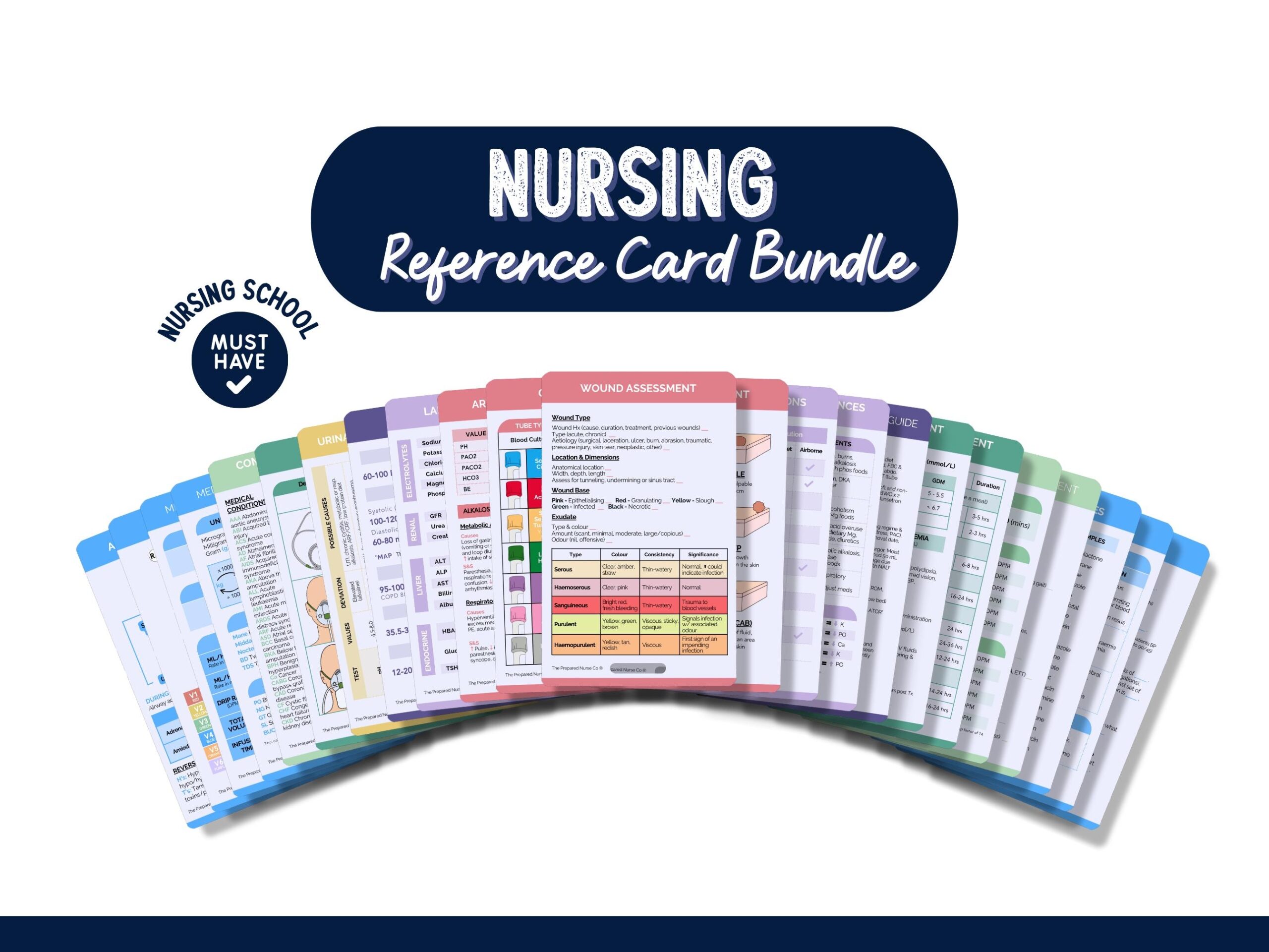 Nurse Reference Official Cards Printable